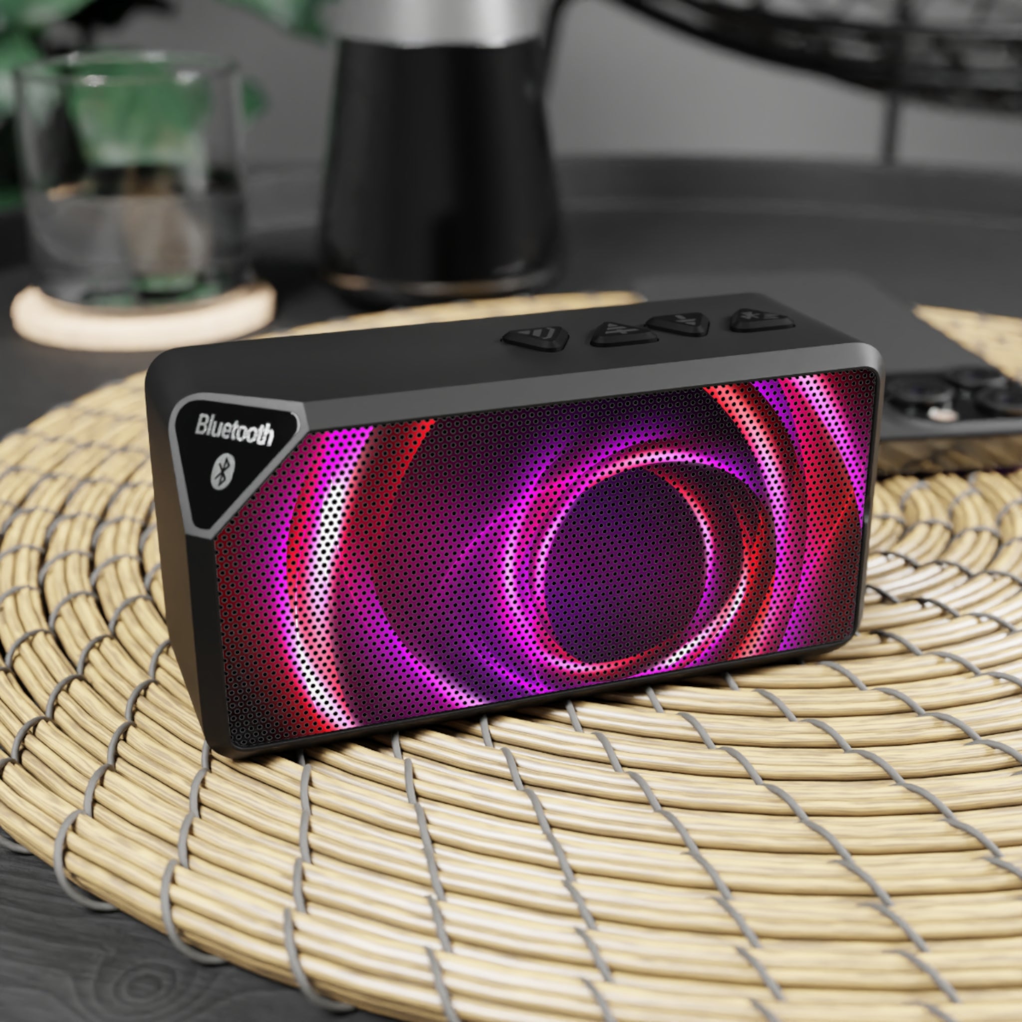 Bluetooth Speaker — LED Light Pulse Portable Speaker