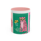 Valentine’s Day Leopard Coffee Mug - "Wild About You" Accent Mug