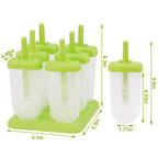 6Pcs Popsicle Molds Reusable Ice Cream DIY Ice Pop Maker Ice Bar Maker