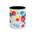 Colorful Bubble Accent Coffee Mug — Vibrant Pop Art 11/15oz