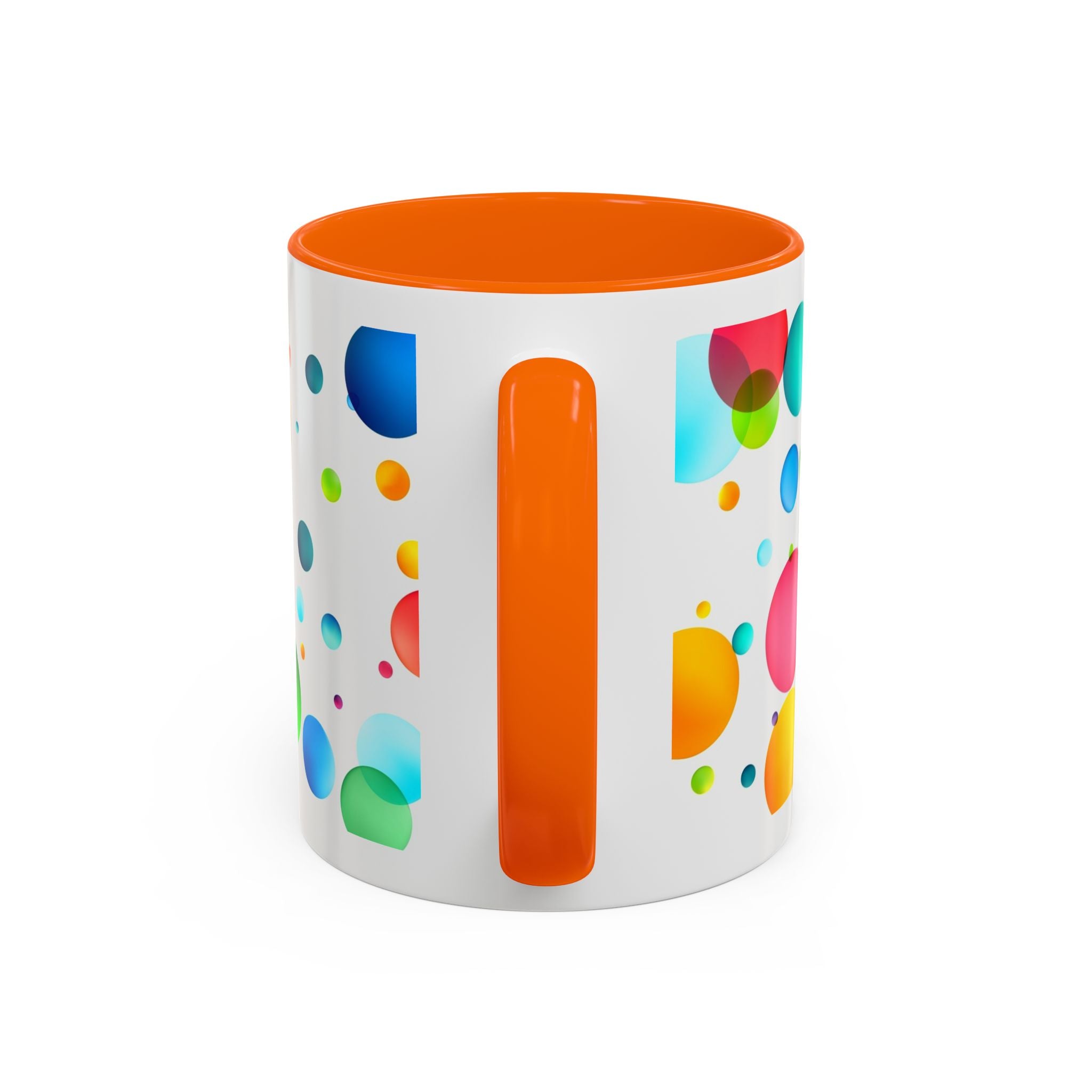 Colorful Bubble Accent Coffee Mug — Vibrant Pop Art 11/15oz