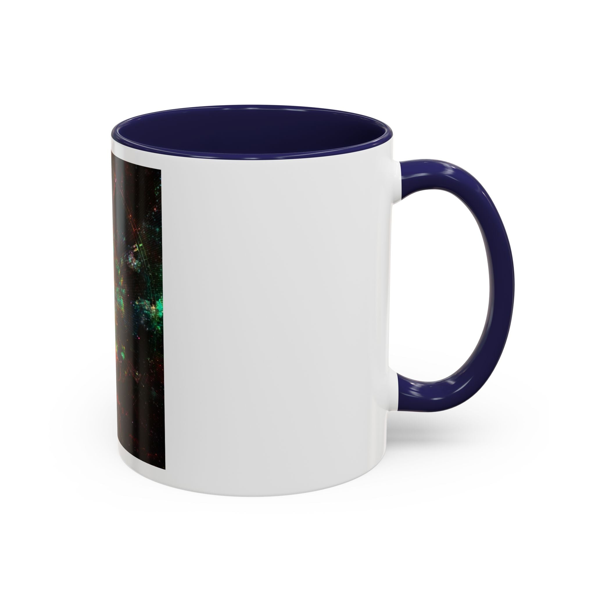 Cosmic Astronaut Accent Coffee Mug — Galaxy Space Art 11/15oz
