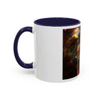 Cosmic Astronaut Accent Coffee Mug — Galaxy Space Art 11/15oz