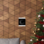 Abstract Halftone 'C' Matte Poster — Modern Black & White Wall Art