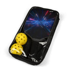 Pickleball Paddle Set — Neon Burst Design Pickleball Kit (2 Paddles + Balls)