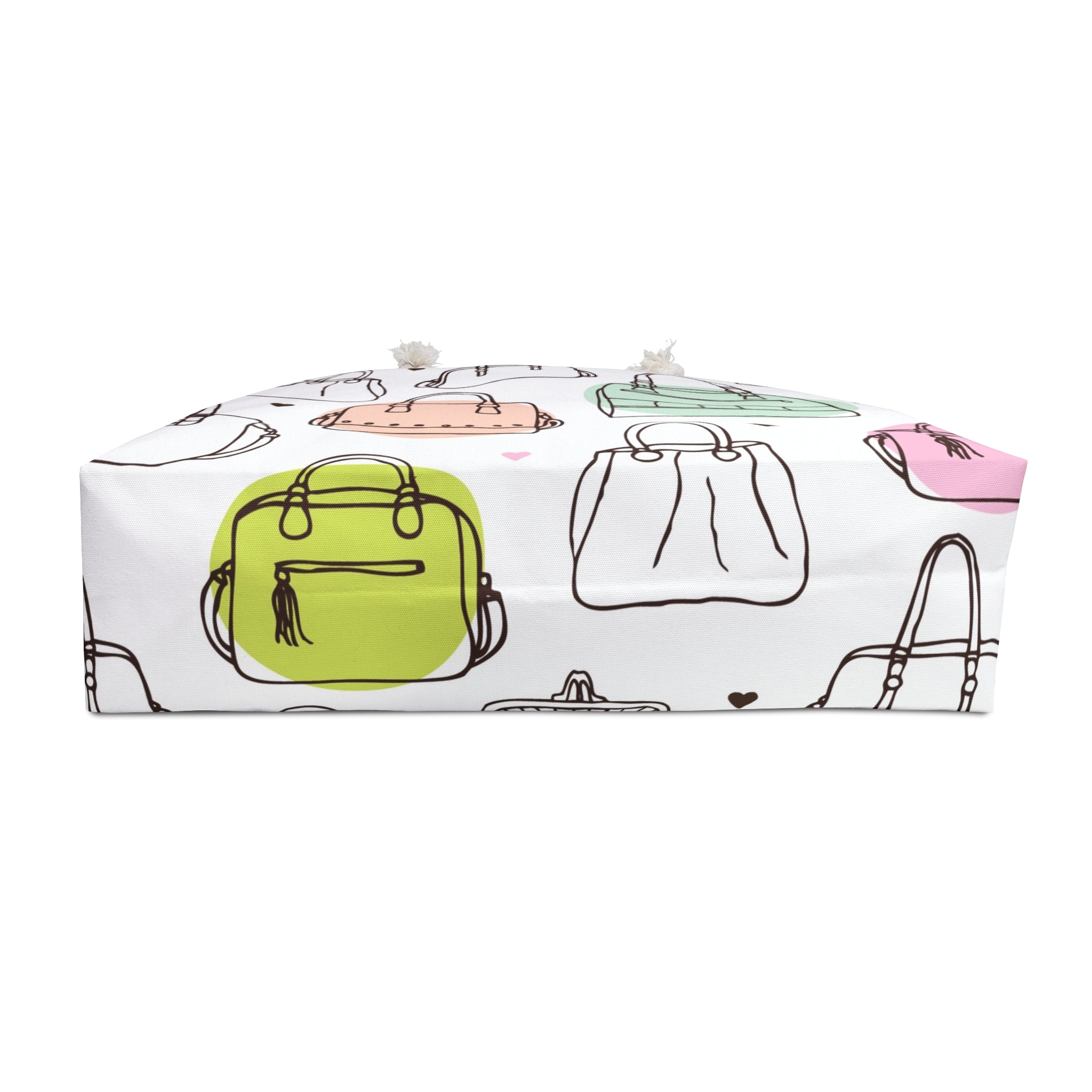 Handbag Pattern Weekender Bag | Colorful Purses Illustration Tote