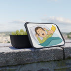 PLA Bento Box with Band and Utensils
