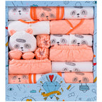SnuggleBox™ – 15-Piece Cotton Newborn Gift Set