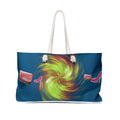 Swirl Galaxy with Heels and Purses Weekender Bag | Colorful Travel Tote