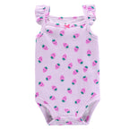 TinyJoy™ – Summer Cotton Romper Set for Baby Girls