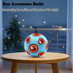 Dog Rubber Ball With Bell Sound, 2-Pack, Interactive Pet Chew Toy For