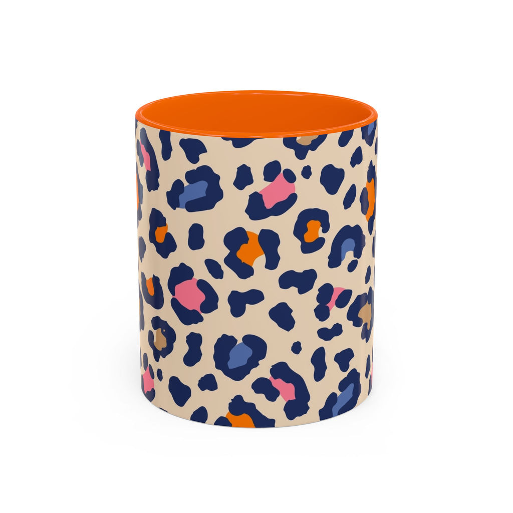 Colorful Leopard Print Accent Coffee Mug – 11/15oz