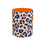 Colorful Leopard Print Accent Coffee Mug – 11/15oz