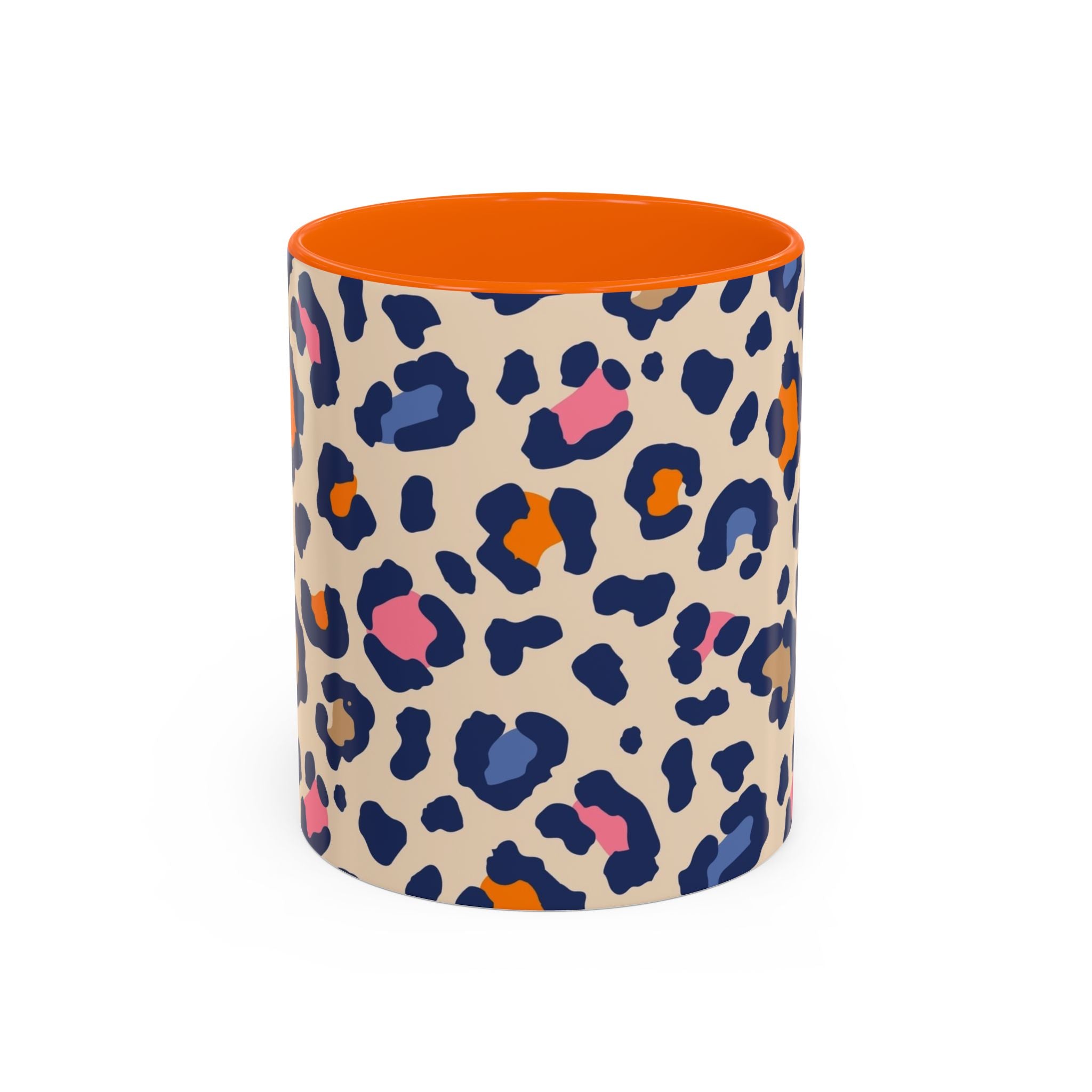 Colorful Leopard Print Accent Coffee Mug – 11/15oz