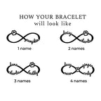 Custom Pet Name Bracelet, Pet Memorial Bracelet, Dog Cat Mom Bracelet