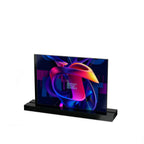 Abstract Neon Acrylic Table Sign – Rectangular Desk Display