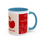 Rosh Hashanah Apple Accent Coffee Mug — 'Shana Tova' Holiday Morning Mug