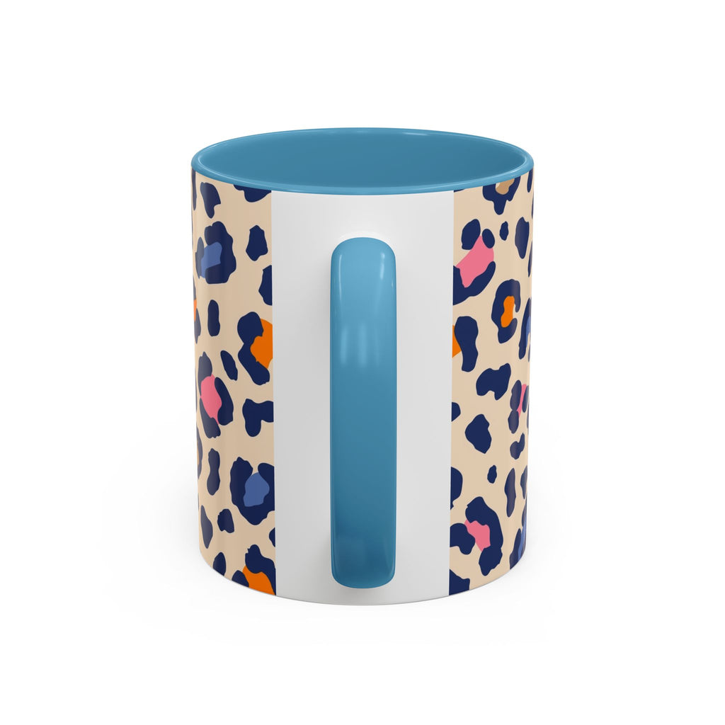 Colorful Leopard Print Accent Coffee Mug – 11/15oz