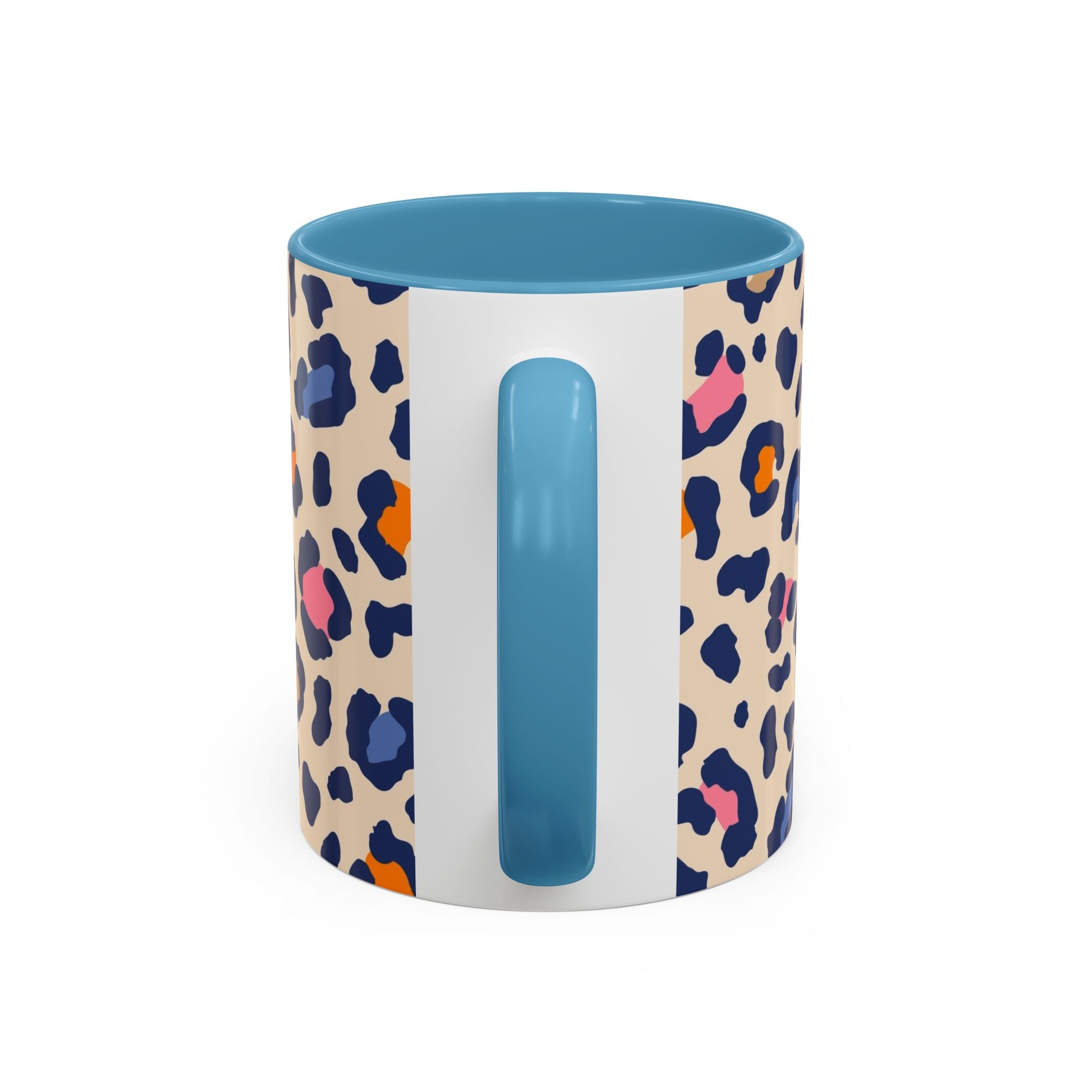 Colorful Leopard Print Accent Coffee Mug – 11/15oz