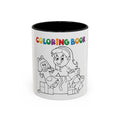 Coloring Book Coffee Mug — Kids Holiday Coloring Design (11/15oz Accent Mug)