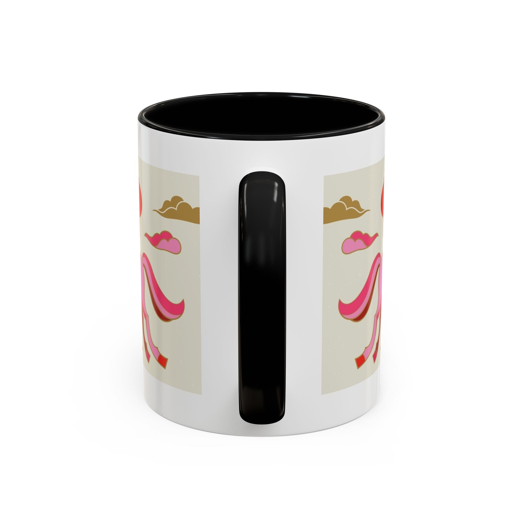Year of the Horse Accent Coffee Mug — Chinese New Year Lucky Horse Design (11/15oz)