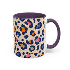 Colorful Leopard Print Accent Coffee Mug – 11/15oz