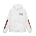 Boxing silhouette windbreaker jacket | Chance sleeve graphics, chest patch