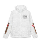 Boxing silhouette windbreaker jacket | Chance sleeve graphics, chest patch