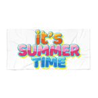 It's Summer Time Beach Towel — Colorful Retro Pool & Beach Towel