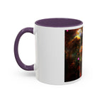 Cosmic Astronaut Accent Coffee Mug — Galaxy Space Art 11/15oz