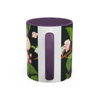 Apple Blossom Accent Coffee Mug – Floral Fruit Ceramic Mug (11/15oz)