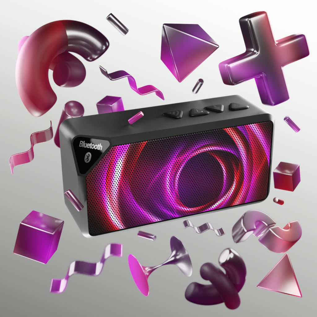 Bluetooth Speaker — LED Light Pulse Portable Speaker