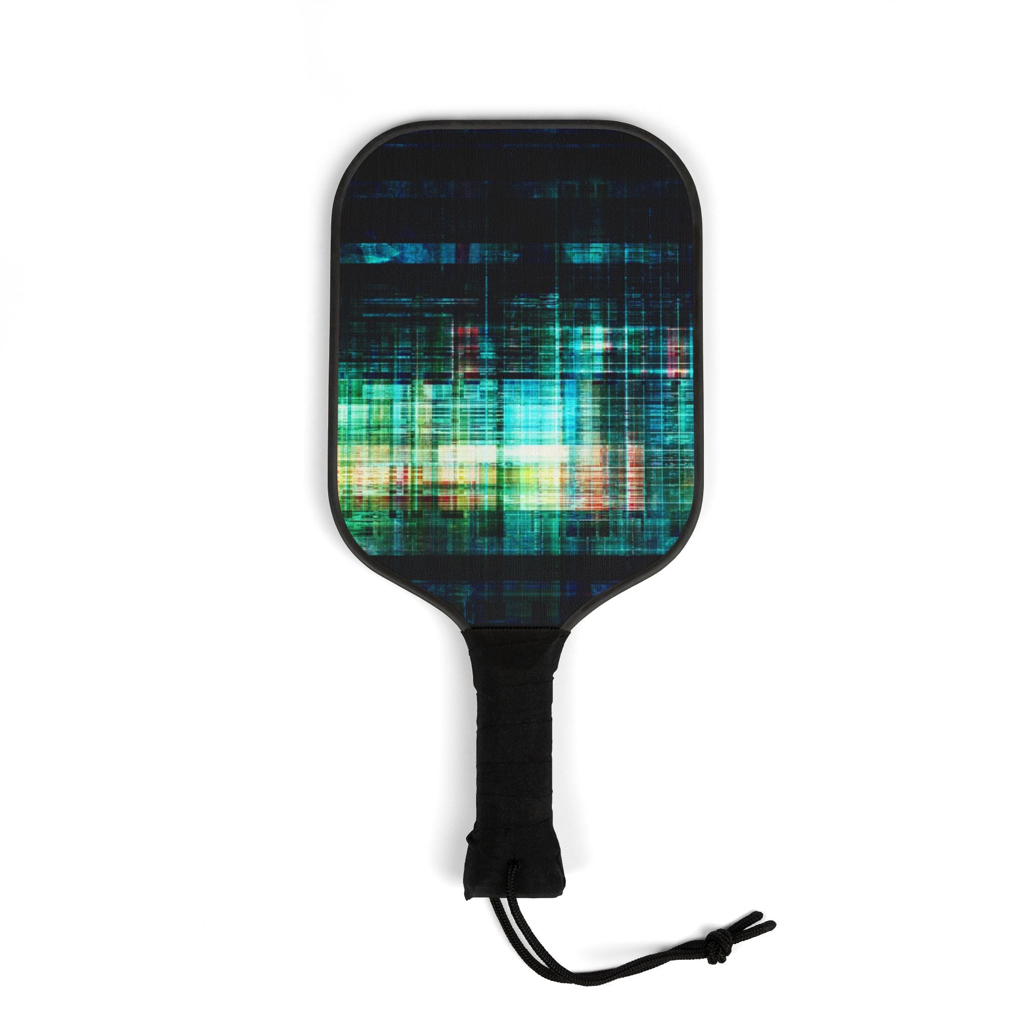 Pickleball Paddle Set – Neon Grid Design Kit with 2 Paddles & Balls