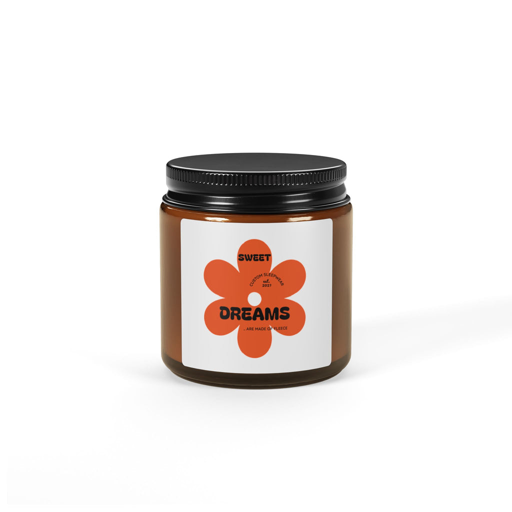 Scented Soy Candle (Multi-Size, Amber Jar)