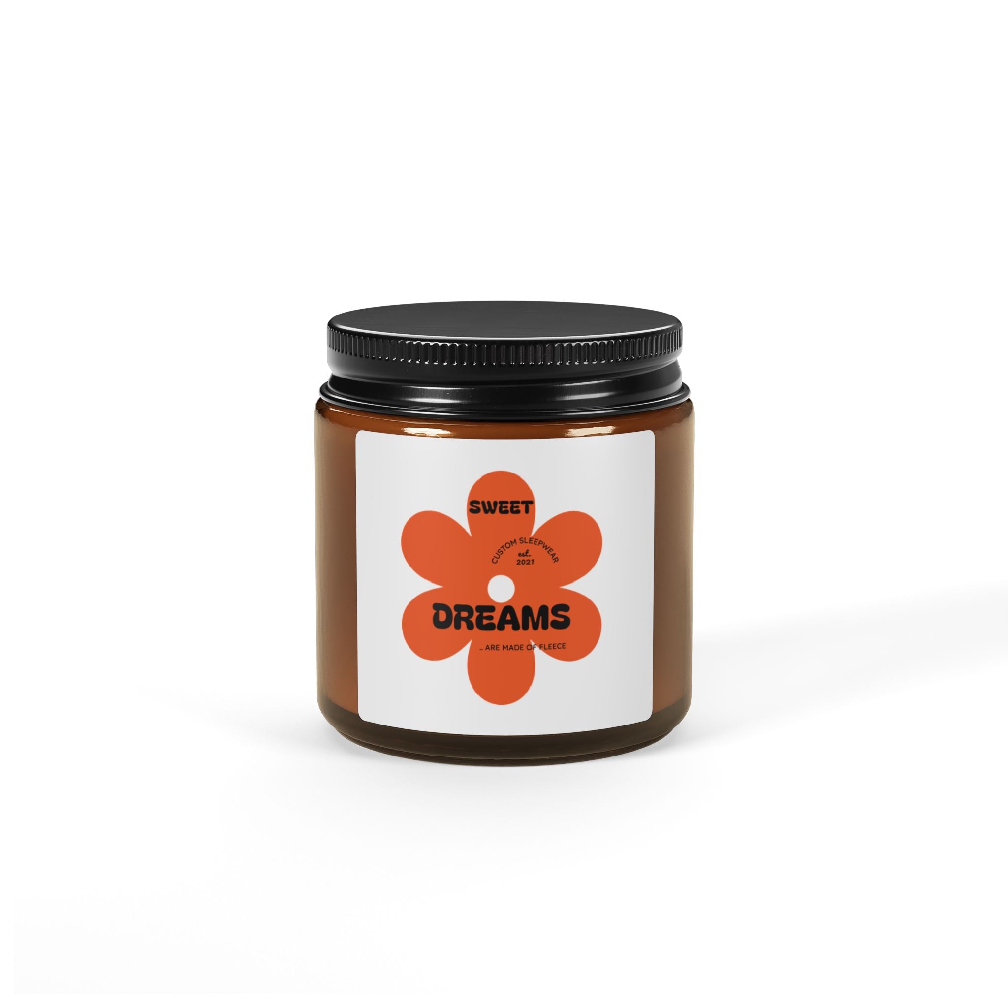 Scented Soy Candle (Multi-Size, Amber Jar)