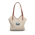 Knitted Straw Shoulder Bag