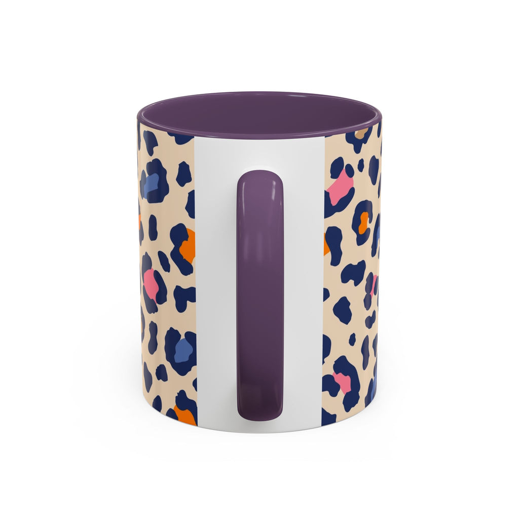Colorful Leopard Print Accent Coffee Mug – 11/15oz