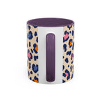 Colorful Leopard Print Accent Coffee Mug – 11/15oz
