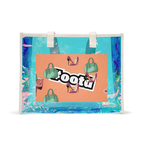 Beach Holographic Tote Bag