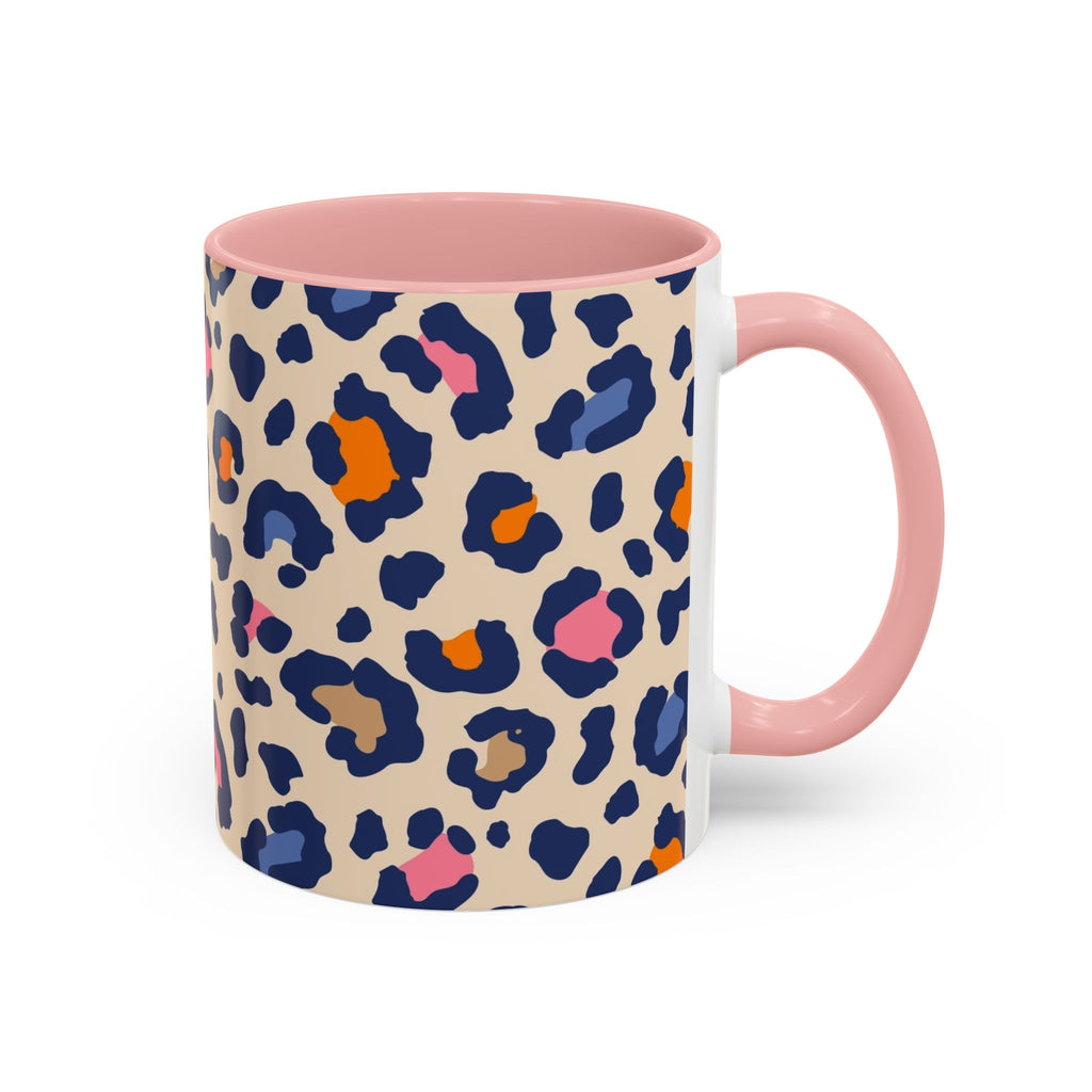 Colorful Leopard Print Accent Coffee Mug – 11/15oz