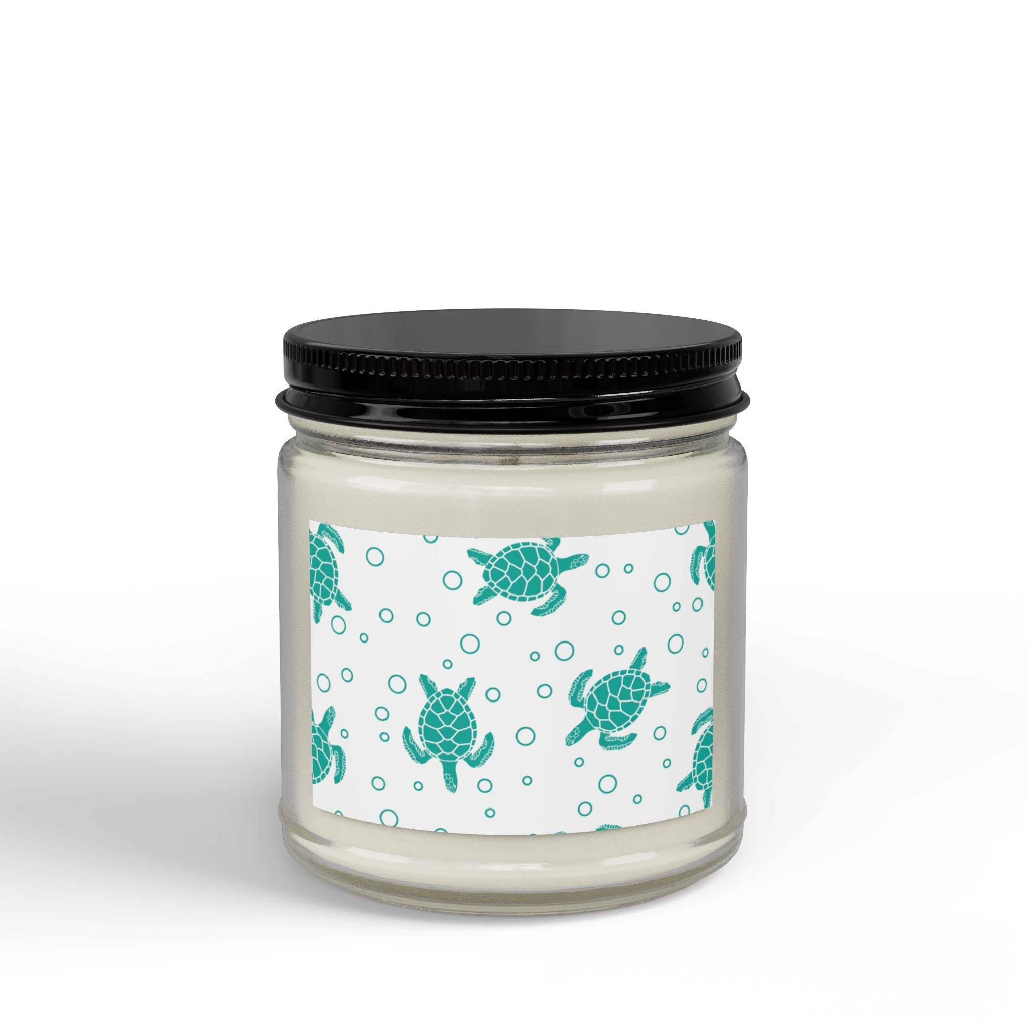 Scented Soy Candles with Black Lid, (4 and 9oz)