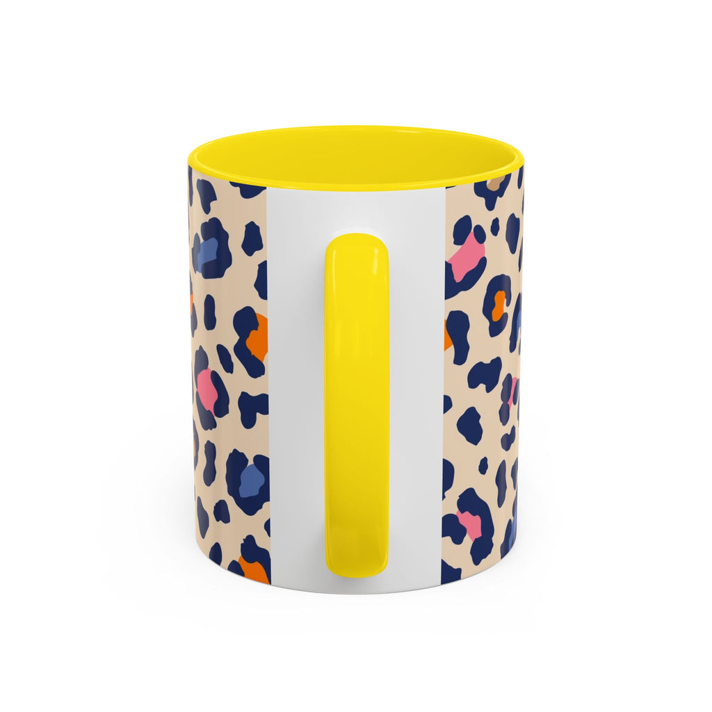 Colorful Leopard Print Accent Coffee Mug – 11/15oz