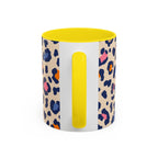 Colorful Leopard Print Accent Coffee Mug – 11/15oz