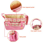 5PCS Per Set Baby Nappy Diaper Bags Set Mummy Diaper Shoulder Bags