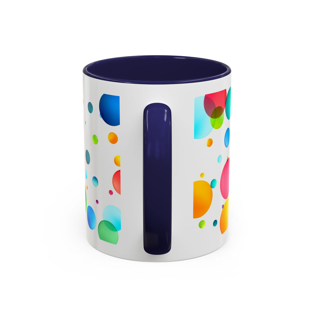 Colorful Bubble Accent Coffee Mug — Vibrant Pop Art 11/15oz