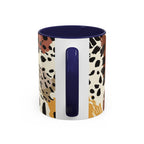 Rustic Leopard Accent Coffee Mug — Animal Print Ceramic Mug (11/15oz)