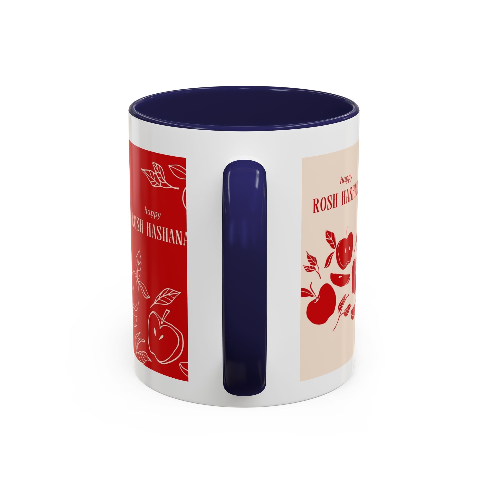 Rosh Hashanah Apple Accent Coffee Mug — 'Shana Tova' Holiday Morning Mug