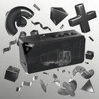 Portable Bluetooth Speaker with Truck Outline Design – Compact Wireless Audio for Travel & Outdoors
