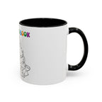 Coloring Book Coffee Mug — Kids Holiday Coloring Design (11/15oz Accent Mug)
