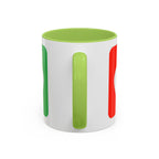AED Heart Logo Accent Coffee Mug — CPR & Defibrillator Awareness Gift (11/15oz)